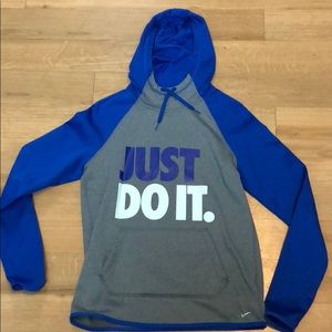 Nike Dri-Fit hoodie.